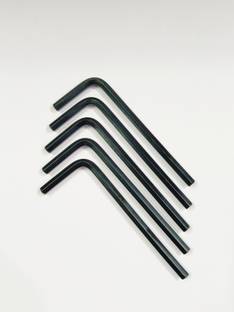 4MECH 4mm Allen Key Set (Pack of 5), 4mm Hex L-type Allen Key Set