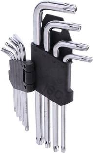 Power Up 9Pcs L Type Screwdriver Double-End Allen Key Set