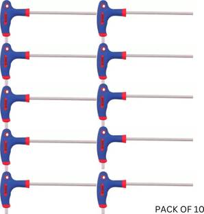 DE-NEERS 6mm Two Way Hex With Handle | For Home and Industrial Use Allen Key Set Allen Key Set
