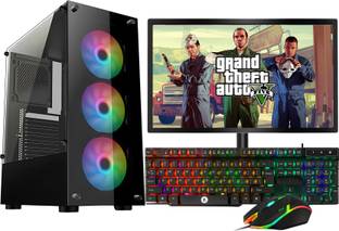 LOESIS Intel Core i5 (16 GB DDR4/256 GB SSD/Windows 11 Home/19 Inch Screen/desktop pc) with MS Office