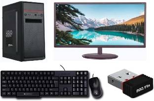 Assambled all in one i3 2TB Core i3 (16 GB DDR4/2 TB/256 GB SSD/Windows 10 Pro/19 Inch Screen/ALL IN ONE i3) with MS Office