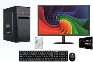 TECH- Assemblers Assemble Core i3 (8 GB DDR3/1 TB/128 GB SSD/Windows 11 Home/20 Inch Screen/ASSEMBLED PC) with MS Office