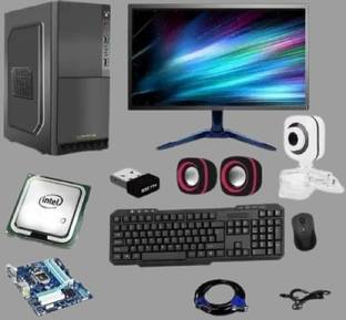 TECH- Assemblers Assembled Desktop Computer Celeron Dual Core (4 GB DDR3/500 GB/Windows 10 Pro/15.4 Inch Screen/Intel Dual Core 2.6 Ghz Pentium Processor) with MS Office