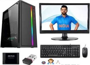 TECH- Assemblers Seltos Daily Use Premium Desktop_0 Core i3 (8 GB DDR3/256 GB SSD/Windows 10 Pro/18.5 Inch Screen/Core™ i3-3270 Processor_01) with MS Office