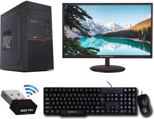 ASSEMBELED No Core i5 (8 GB DDR3/256 GB SSD/Windows 10 Pro/19 Inch Screen/Zeball) with MS Office