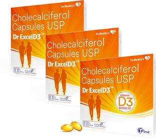 Dr ExcelD Cholecalciferol D3 Capsules