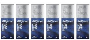 MANFORCE STAYLONG (Pack of 6) Gel