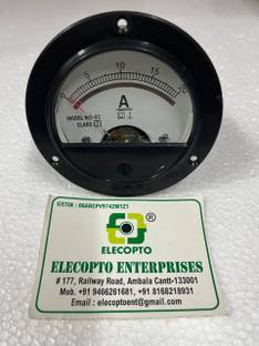 Elecopto Round Ampere Meter 20 A DC Ammeter