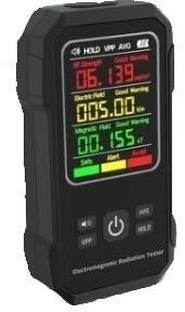 QAWACHH Multifunctional Electromagnetic Radiation Detector with Sound Alarm Function Ammeter