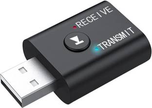 Elevea 2-in-1 USB Bluetooth Adapter - Perfect Gift for Audio Connectivity 5 W AV Control Receiver