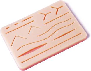 MEDISKY Suture Practice Pad: 3-Layer Simulation, 14 Wounds | For Training Purpose Medical Equipment Combo