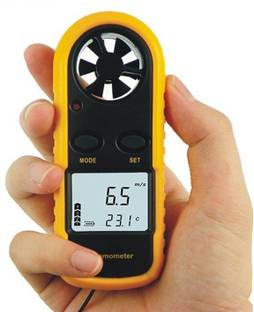 Real Instruments GM816 Portable Anemometer Thermometer Air Wind Flow Velocity Speed Gauge Meter Digital  Anemometer