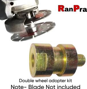 RanPra Angle grinder attachment for Double wheel adopter Angle Grinder