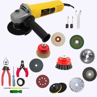 Hillgrove HGCM1354M1 850W 100% Copper Winding Hand Angle Grinder Wall Cutter Grinding Angle Grinder