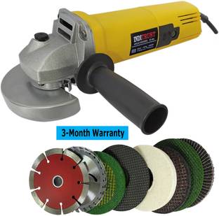Inditrust new 950W Angle grinder machine 4inch with 8pc Multi type wheels set Angle Grinder
