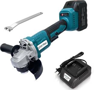 Plantex 21V Cordless Angle Grinder Machine with Battery and Charger/Load Speed 8500 RPM Angle Grinder