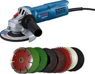 BOSCH GWS 800 with 8 High Quality 4" Wheels For Cutting Grinding Buffing Application Angle Grinder