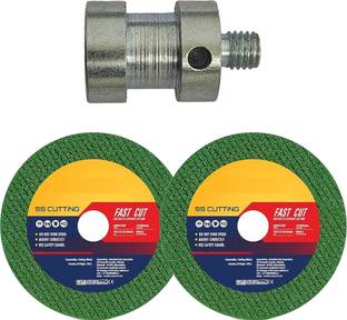 RanPra Double Blade Adapte | 2PCS METAL CUTTING BLADE (GREEN)| FOR Angle Grinder
