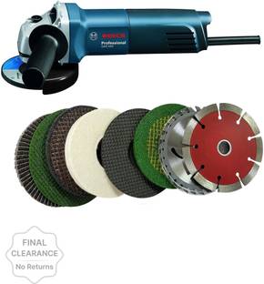 BOSCH GWS 600 with 8 high quality for cutting grinding buffing application Angle Grinder