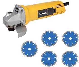 Sauran 801 Grinder with 5 Marble Blade Angle Grinder