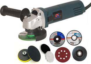 Digital Craft Professional Portable Electric Angle Grinder Muti-Function Household Polish Machine Grinding Cutting Polishing Machine Angle Grinder