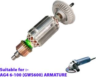 HOXIUL Bosch A/G Gws600 Armature 100% Copper Winding (PACK OF 1) 6-100 Angle Grinder