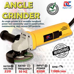 Digital Craft Angle Grinder Machine DC-AG801,2' G Clamp,Mini Pocket Level Angle Grinder