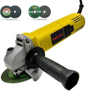 AEGON AGY100PA-Accessories 850 W Grinding Metal, Stone, Granite, Cut Metal Sheets 4" Angle Grinder