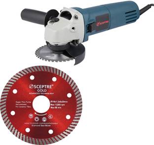 Sceptre Angle Grinder Machine SIDE SWITCH with Zero Chipping Wheel Tile Cutting Blade Angle Grinder
