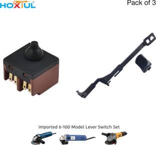 HOXIUL Bosch Gws600 Spare Parts Slide Switch,Stick And Switch (Pack Of 3) Importe 6-100 Angle Grinder