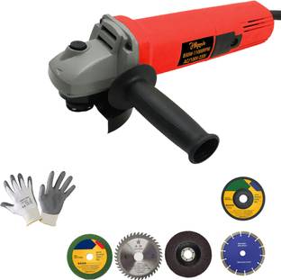 Hillgrove HGM916M3 4"inch Professional Heavy Duty Grinder Machine with 5Pcs Wheels Angle Grinder