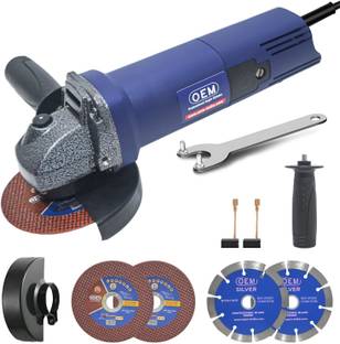 OEM 4" Professional Grinder With 2 Marble Blade & 2 Cutting wheel Combo 850W Angle Grinder