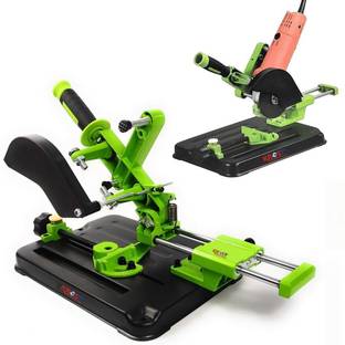 FLAMINGO ENTERPRISE Angle Grinder Sliding Compound Saw Stand for 4'/5' Grinder with Cast Iron Base Angle Grinder