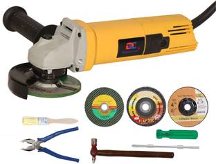 Digital Craft Angle Grinder Machine DC-AG801,3 IN 1 Grinding Wheel,4 Utility Tools Angle Grinder