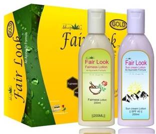 ayurveda shaptrishi fair look Fairness & Sun Cream Lotion for Men & Women | Remove Pimples & Darkness