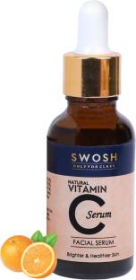 SWOSH Vitamin C Skin brightening serum for face fades dark spots and hyperpigmentation