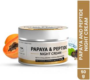 TNW - The Natural Wash Papaya & Peptide Night Cream with Hyaluronic Acid & Panthenol