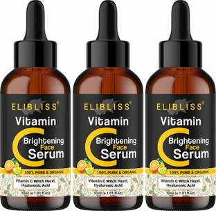 ELIBLISS Vitamin C Skin Clearing Serum for Brightening, Anti-Aging,Skin Repair Pack of 3
