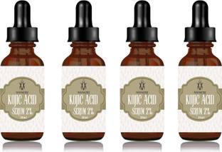 WAYMORE 2% Kojic Acid Face Serum -> 1% Alpha Arbutin,Dark Spots & Pigmentation Pack of 4