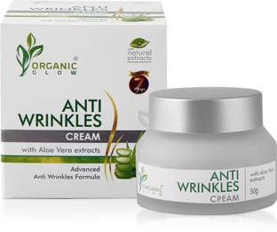 ORGANIC GLOW Anti Wrinkle For Fine Line&Wrinkles,natural goodness of Aloe vera All Skin Type