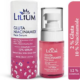 LILIUM Gluta Niacinamide 12% Face Serum |Help To Reduce Wrinkle|Anti Aging Radiant Glow