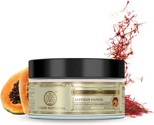 KHADI NATURAL Ayurvedic Saffron Papaya Anti-Wrinkle Cream