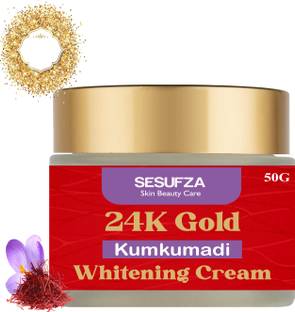SESUFZA 24K Gold Kumkumadi Cream - Ayurvedic Glow & Anti-Aging Skincare