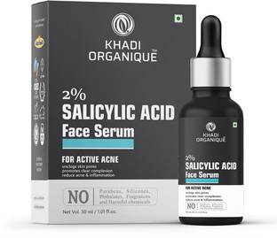 Organique Salicylic Acid 2% + Hyaluronic Acid 1% face serum Anti Acne ,Skin Brightening