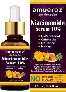 Amueroz 10% Niacinamide Serum for Face, Fights acne & Fades acne mark, Blemish reduction