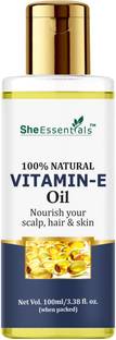 She Essentials Vitamin E Oil for Anti-Ageing, Anti-Wrinkle & Fine Lines Clear