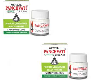 panchvati Herbals Anti Blemish Black Patches, Anti Acne, Pimple Removal Cream Pack of - 2