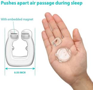 AARADHYAM Snore guard Clip Sleeping Breath Aids Device, Anti Snoring Solution Anti-snoring Device