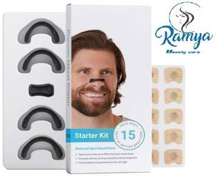 Ramya beauty care RADHU Strip Nasal Breathing Starter Kit Boost Oxygen Intake, Reduce Snoring Anti-snoring Device