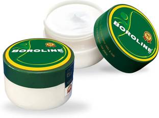 BOROLINE Ayurvedic Skin Care 100 gm X 2, Soften Dry Lips, Cracked heels Antiseptic Cream